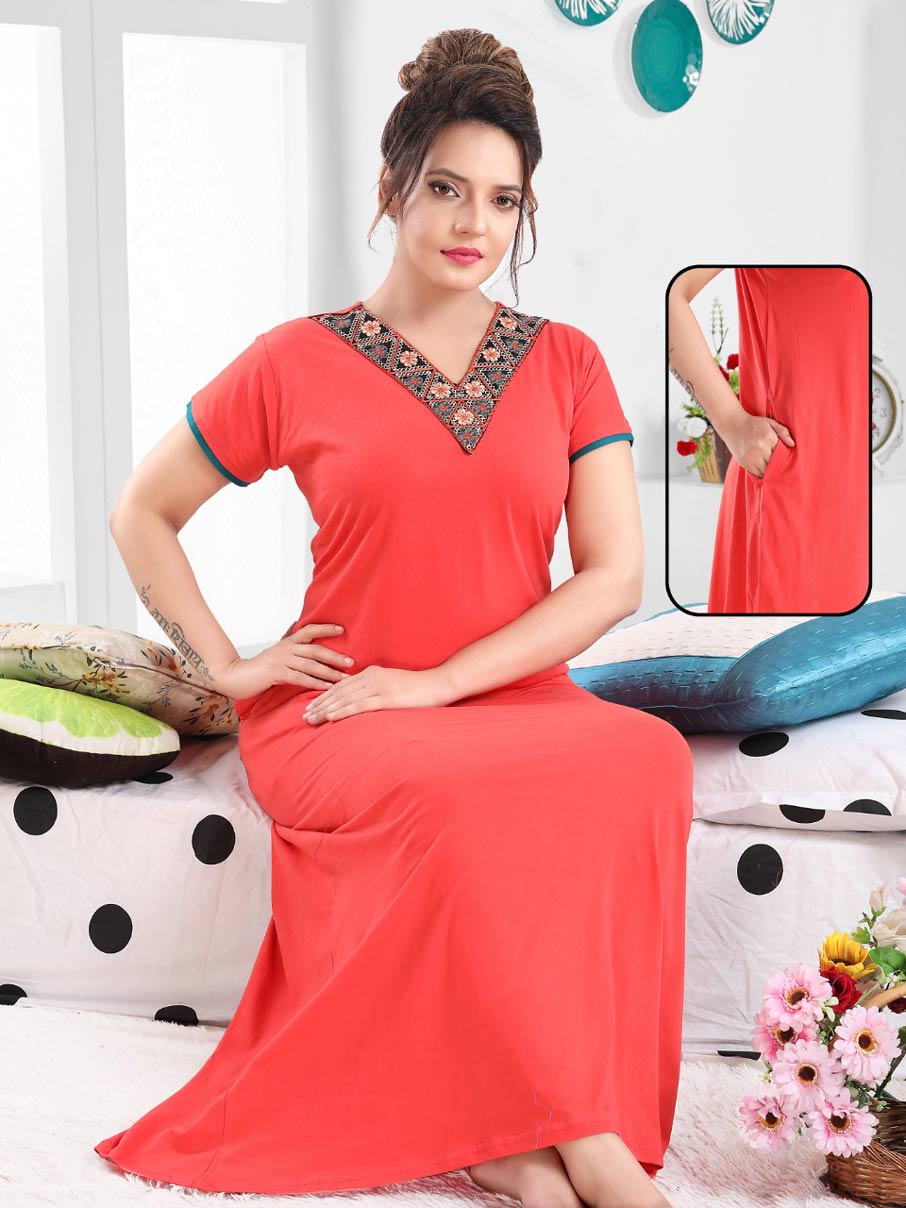 Sinker Gown-2 Sinker Hosiery Nightwear Gown Sinker Gown-2 Sinker Hosiery Nightwear Gown